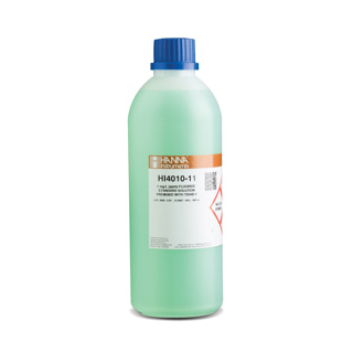 Estandar ISE de fluoruro 1 ppm con TISAB II (500 mL). HANNA