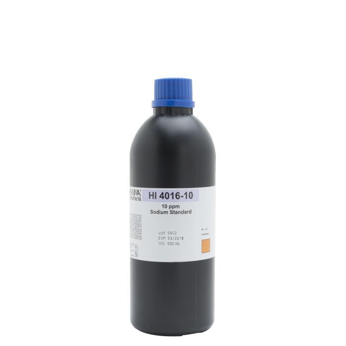 Estandar 10 ppm para ISE de sodio(500 mL). HANNA