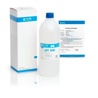 Solución técnica de calibración pH 8.00 " 25 °C, 1 L. HANNA