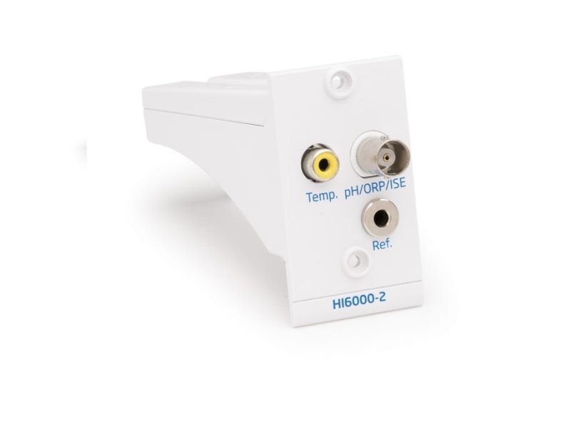 Medidor modular de mesa serie 6000, sin módulos ni electrodos, c/soporte y cable con conector USA. HANNA