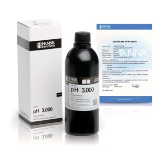 Estándar de calibración milesimal de pH 3.000  " 25°C, 500 mL. HANNA