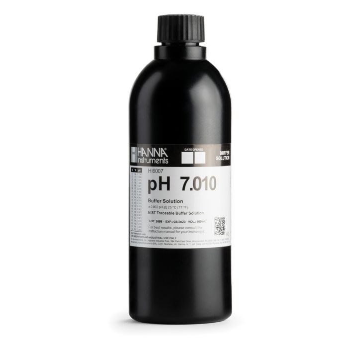 Estándar de calibración milesimal de pH 7.010  " 25°C, 1 L. HANNA