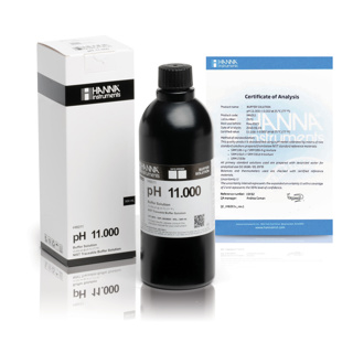 Estándar de calibración milesimal de pH 11.000  " 25°C, 500 mL. HANNA