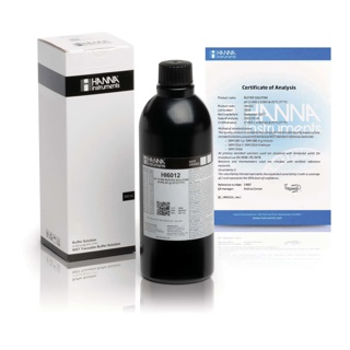 Estándar de calibración milesimal de pH 12.000  " 25°C, 500 mL. HANNA