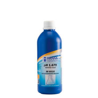 Estándar de calibración milesimal de pH 1.679  " 25°C, 500 mL. HANNA