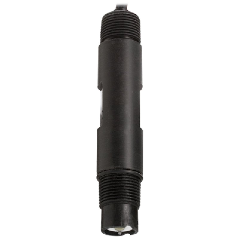 Electrodo industrial de pH para bajas temperaturas, cuerpo PVDF, doble unión PTFE, BNC, 5m, PT100. HANNA