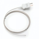 Sonda de cable de termopar tipo T con cable aislado de acero inoxidable de 1 m. HANNA