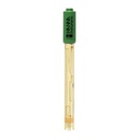 Electrodo de pH, electrolito de gel; para propósito general, con conector DIN. HANNA