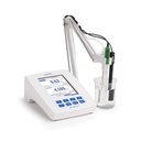 Medidor de mesa profesional pH/ISE/CE doble canal, 230V. HANNA