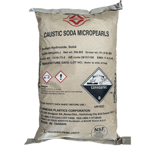 Sosa Cáustica Microperlas, grado técnico, por lb