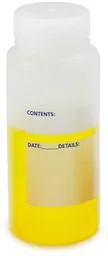 [2930003] Botella con etiqueta para escribir, 500 mL boca ancha, paquete de 12