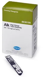 [8636100] Ensamble de paquete Chemkey, 25 piezas, alcalinidad total, rango alto