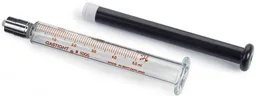 [LZE101] Jeringa de 5 mL (vidrio, PTFE Luer L.)