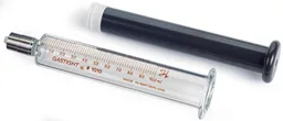 [LZE102] Jeringa de 10 mL (vidrio, PTFE Luer L.)