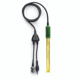 [HI1230Y] Electrodo de pH/temp., cuerpo de PEI, relleno de gel,con conectores BNC y RCA