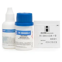 [HI38000-10] Reactivos de repuesto del test kit de sulfato por el método de cloruro de bario,100 pruebas (SO?²-)