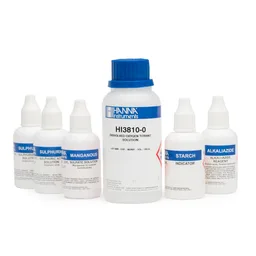 [HI3810-100] Reactivos de repuesto para el test kit de oxígeno disuelto por el método Winkler, 110 pruebas aprox