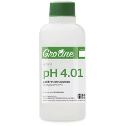 [HI7004-050] Solución de calibración GroLine de pH 4.01, con certificado de análisis, 500 mL
