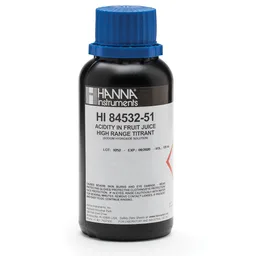 [HI84532-51] Titulante intervalo alto para acidez  titulable en minititulador de jugo de fruta (120 mL)