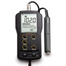 [HI8733] Medidor de CE de intervalos múltiples con sonda HI76302W, intervalo: 0.0 a 199.9 mS/cm c/ATC