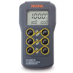 [HI93531N] Termómetro termopar tipo K, c/botón cal, resolución 0.1°, intervalo -200.0-999.9°C; 1000-1371°C