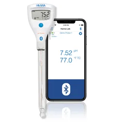[HI9810402] Medidor de bolsillo HALO 2, inalámbrico, rellenable, con electrodo de uso general en laboratorio