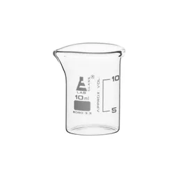 [CH0124A10] Vaso de Precipitados, Forma Baja, 10 mL