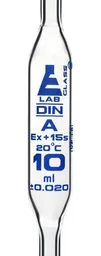 [CH0559D] Pipeta de Bulbo, Una Marca, Clase A, 10 mL