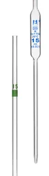 [CH0559E] Pipeta de Bulbo, Una Marca, Clase A, 15 mL