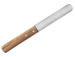 [CH0640B] Espátula Tipo Paleta, Mango de Madera, 10 cm