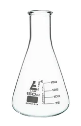 [CH0424E] Matraz Erlenmeyer, Cuello Estrecho, 150 mL