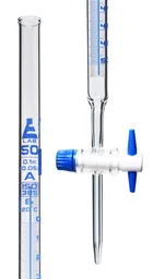 [CH1912C] Bureta Schellbach con Llave PTFE, Clase A, 50 mL