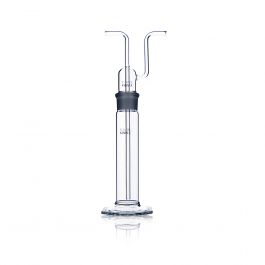 [KIM-15060-125] BOTELLA LAVADORA DE GASES,FORMA ALTA,LARGO MEDIO ,TAPA 34/28 — 125 mL