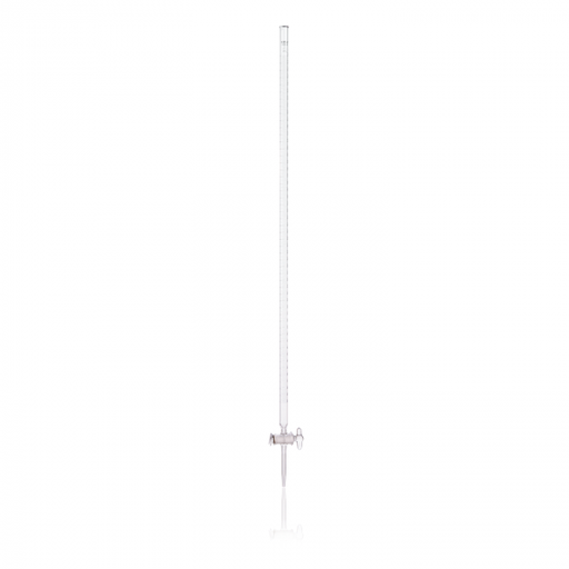 [KIM-17026-10] BURETA, "B" GRADUADA, RECTA, LLAVE VIDRIO — 10 mL