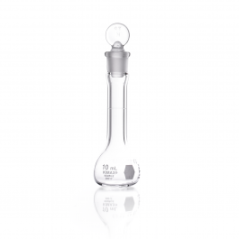 [KIM-28017-250] MATRAZ VOLUMÉTRICO "A" TAPÓN VIDRIO, CERTIFICADO INDIVIDUAL CENAM — 250 mL