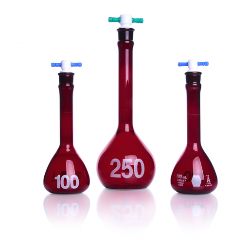 [KIM-92822N-50] MATRAZ VOLUMÉTRICO "A", RAYSORB®, PARED REFORZADA, BOCA ANCHA, SIN TAPÓN — 50 mL