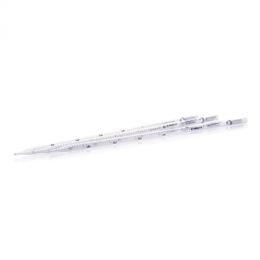 [KIM-72102-21100] Pipeta Serológica Desechable, Vidrio, Estéril y Libre Pirógenos c/tapón algodón, CANISTER — 2 mL (1/100)