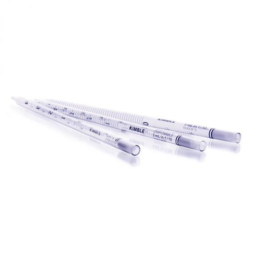 [KIM-72110-10210] Pipeta Serológica Desechable, Vidrio, Estéril y Libre Pirógenos c/tap algodón, "Cortas" MULTI-PACK — 10 mL (2/10)